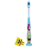 Tinokou, Ergonomska otroška zobna ščetka - Sponge Bob, Modra, (5000071271)