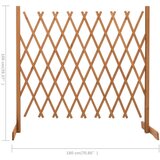 vidaXL Vrtna mrežasta ograja oranžna 180x100 cm les jelke, (20765815) | Shoptok.si