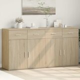  Komoda 2 kom sonoma hrast 79x38x80 cm od konstruiranog drva | shoptok.hr