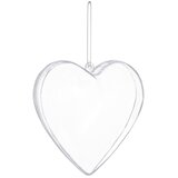  Dekorativno akrilno srce 10 cm | shoptok.hr