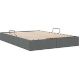  Otomanski krevet s pohranom Tamno siva 140 x 200 cm tkanina | shoptok.hr