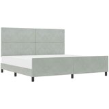  s opruga kutije Svjetlosiva 200 x 200 cm Baršun | shoptok.hr