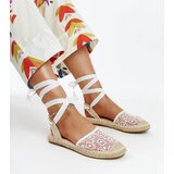 Gemre White lace slingback espadrilles Teha | ePonuda.com