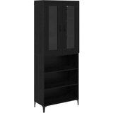  Highboard Crni hrast 69,5 x 34 x 180 cm Konstruirano drvo | shoptok.hr