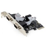 Gembird SPC-22 2 serial port PCI-Express RS232 add-on card, with extra low-profile bracket A | ePonuda.com