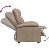  Naslonjač od umjetne kože boja cappuccina | shoptok.hr