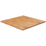 vidaXL Kvadratna mizna plošča sv. rjava 80x80x2,5cm trdna hrastovina, (20979349) | Shoptok.si