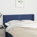  Uzglavlje s ušima plavo 147x16x78/88 cm od tkanine | shoptok.hr
