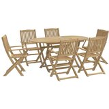  7-dijelni vrtni blagovaonski set od masivnog bagremovog drva | shoptok.hr