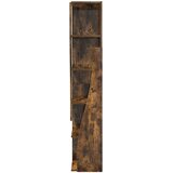  Kutni ormarić 27,5x27x140cm Konstruirano drvo Dimljeni hrast | shoptok.hr