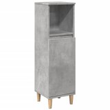 Furnova Kopalniška omarica betonsko siva 30x30x100 cm inženirski les, (21947195) | Shoptok.si