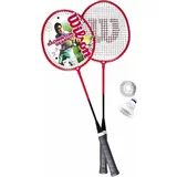 Wilson Badminton 2 Pieces Kit V2 Red/Black