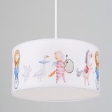  Brilagi - LED Dečji luster na sajli BOBO 1xE27/10W/230V prečnik 35 cm bela/životinjice | Eponuda.com