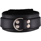 Dominate Me Leather Collar D32 Black-Black