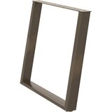  Noge za blagovaonski stol U-oblik 2 kom Prirodni čelik 100 x (72-73) cm Čelik | shoptok.hr