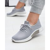 Resti Grey women's fabric sports shoes Vobbu- Footwear | shoptok.hr