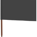  Vjetrobran sa 6 panela od tkanine 800 x 80 cm sivi | Eponuda.com