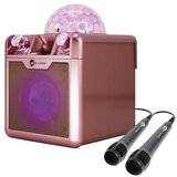 N-gear karaoke Disco Block 410disco kugla, 50W, 2x mikrofon, baterija space pink | shoptok.hr