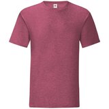 Fruit Of The Loom Burgundy men's t-shirt in combed cotton Iconic with sleeve | shoptok.hr