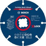 Bosch expert x-lock carbide multi wheel rezna ploča 125 x 22, 23 x 1, 0mm, pakovanje 1 komad, 2608901193
