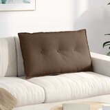  Jastuk za leđa Smeđa 80 x 19 x 50 cm tkanina | shoptok.hr