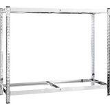 vidaXL Stalci za gume s 2 razine 4 kom srebrni 110x40x110 cm čelični | shoptok.hr