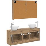  Set namještaja za kupaonicu 4 kom. Hrast artisan | shoptok.hr