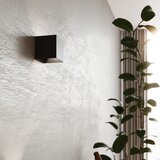 Nice Lamps Črna LED stenska svetilka Pinio – | Shoptok.si