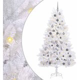  Umjetno božićno drvce Bijelo 106 x 106 x 210 cm PVC i metal | Eponuda.ba