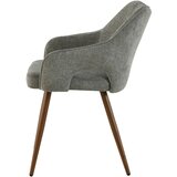 MID.YOU NASLANJAČ, les, kovina, tekstil siva | Shoptok.si