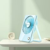 Aigostar Stoni punjivi ventilator 5W/5V 3600mAh USB plavi | Eponuda.com