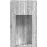 vidaXL Računalniški stolp s predalom siva sonoma 30x44x74 cm | Shoptok.si