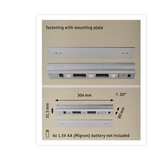 PAULMANN 70640 - 3xLED/0,5W prigušiva osvetljenje ormara SLIDE 6xAA | Eponuda.com