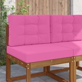  Jastuk za vanjsku sofU 2 pcs Ružičasta Poliester - Ružičasta 60 x 60 cm 1x sjedalo +1x naslon (3D s bartagom) | shoptok.hr