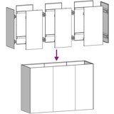 vidaXL Sadilica 120x40x80 cm od nehrđajućeg čelika | shoptok.hr