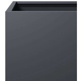 vidaXL Vrtne sadilice 2 kom antracit 30x30x30 cm čelične | shoptok.hr