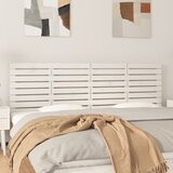 vidaXL Zidno uzglavlje bijelo 206x3x63 cm od masivne borovine Cijene