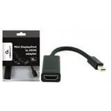 Gembird Mini DisplayPort to HDMI adapter cable, black | shoptok.hr