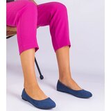 D/CEO marka niezdefiniowana Navy blue women's ballet flats with a bow, suede Ingera | shoptok.hr