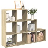 vidaXL Pregrada/regal za knjige3 razina hrast 137,5x29x103,5 cm drveni Cijene