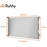 Ruhhy rolo sigurnosna vrata za stepenice do 157 cm, siva | shoptok.hr