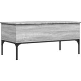 Stolić za kavu siva boja hasta 100x50x45 cm od drva i metala | shoptok.hr