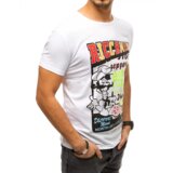 DStreet White RX4372 men's T-shirt with print | shoptok.hr