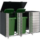  Skladištenje kanti za 3 kante Antracit 340 x 77.5 x 115.5 cm | shoptok.hr