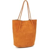 Pieces Torbice za na ramo PCBRIANNA SUEDE SHOPPER Kostanjeva | Shoptok.si