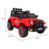  Auto na akumulator Full Time 4WD 4x4 - crveni | shoptok.hr
