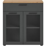 MID.YOU KOMODA, siva, hrast artisan | Shoptok.si