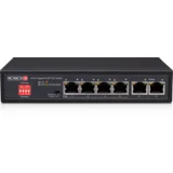 POES-0472GC+2G 4-kanalni gaiga poe switch 60w + 2 uplink