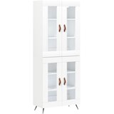  Visoka komoda bijela 69,5x34x180 cm konstruirano drvo | shoptok.hr