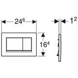 Geberit tipka sigma 30 bela mat 115.883.JT.1 | ePonuda.com